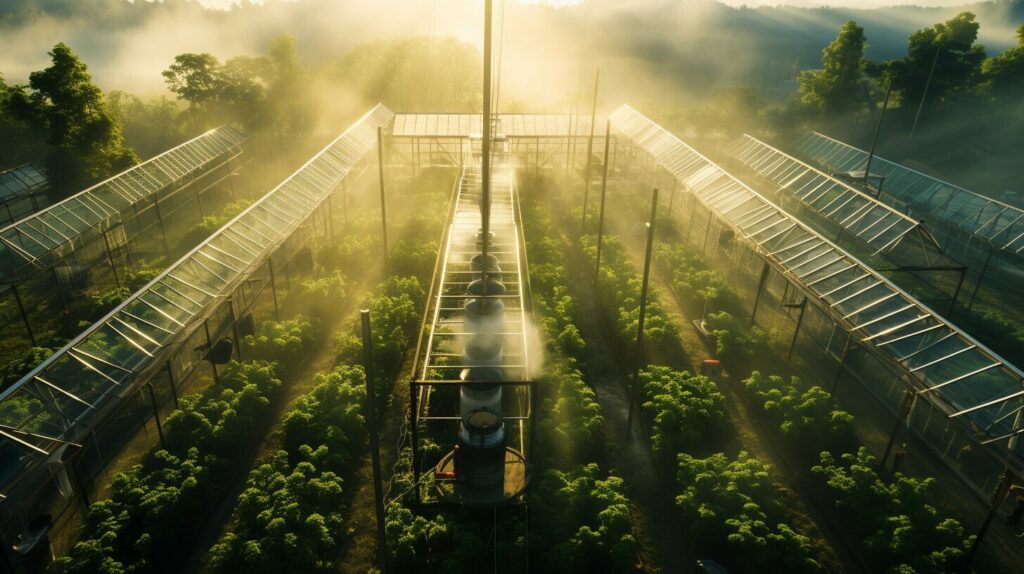 greenhouse overhead irrigation